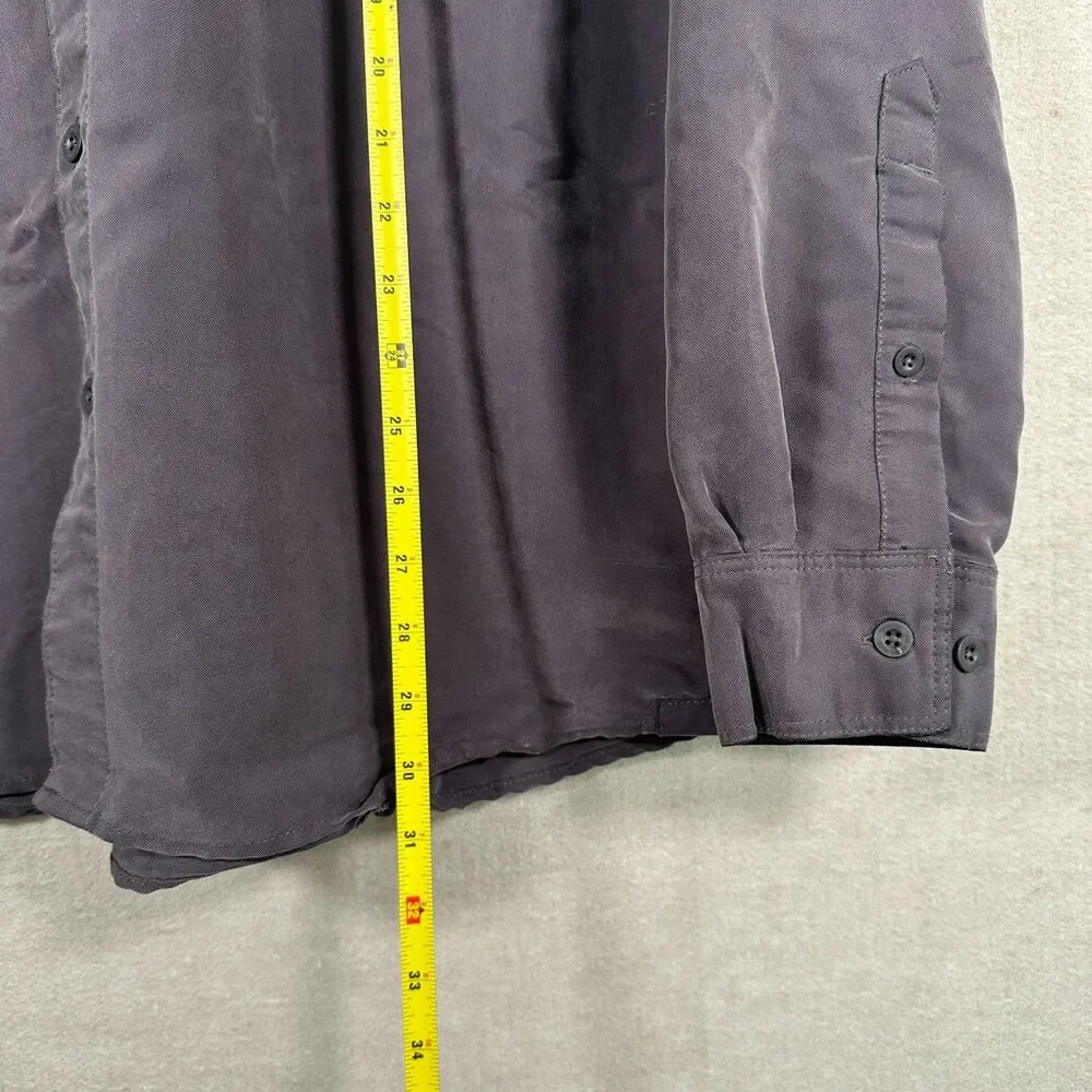 The North Face Button Up Shirt Mens Large Long Sleeve Outdoor Hiking Travel